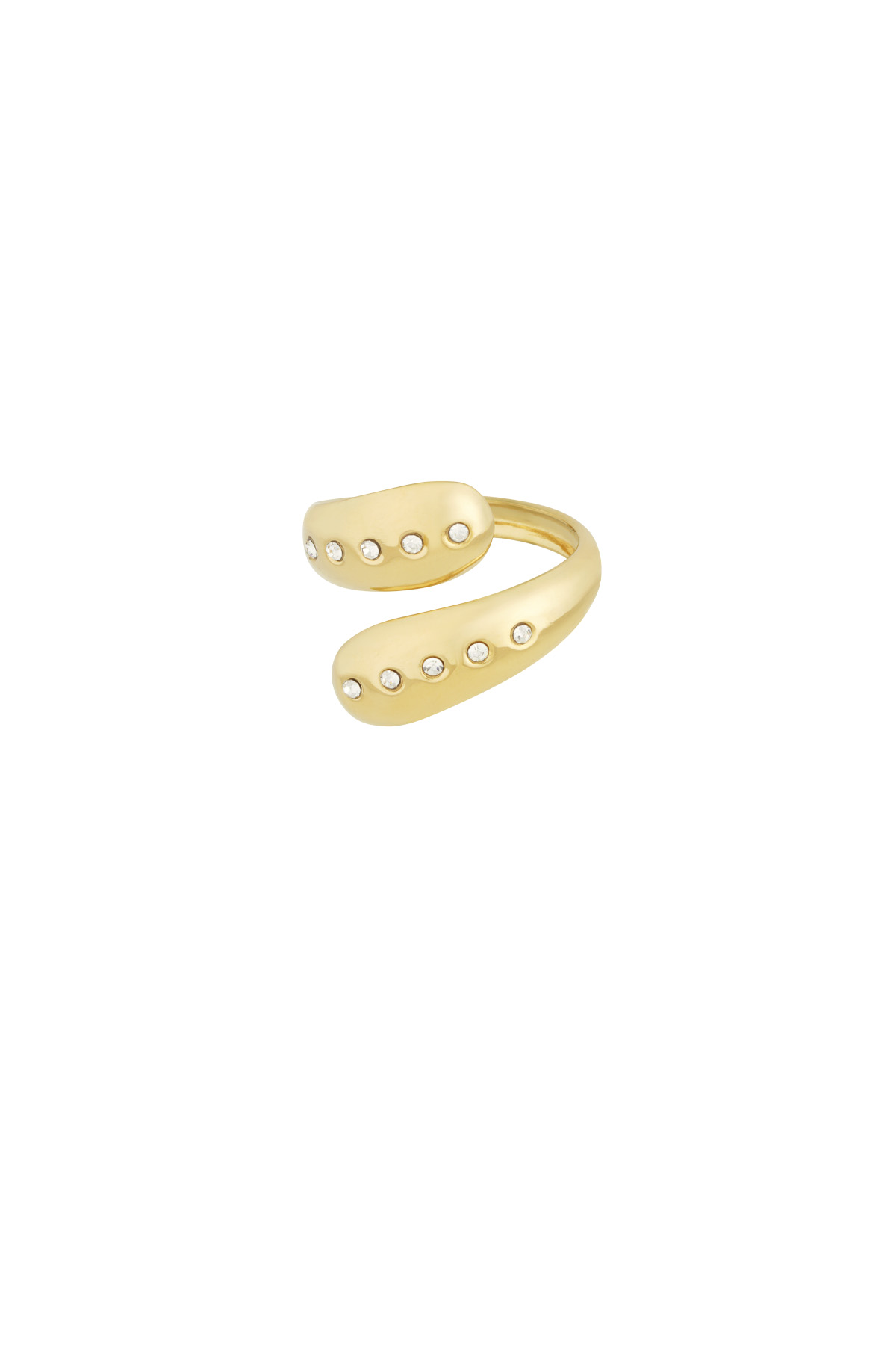 Soft glow ring - Gold color h5 