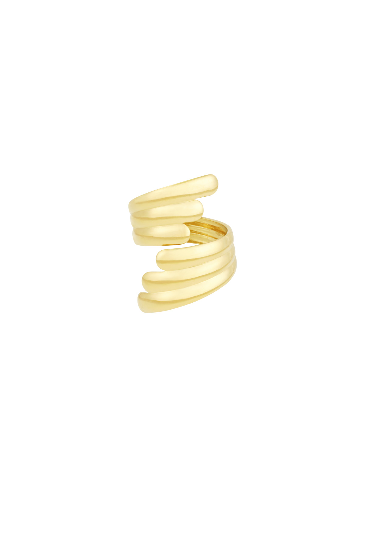 Soft touch ring - Gold color h5 