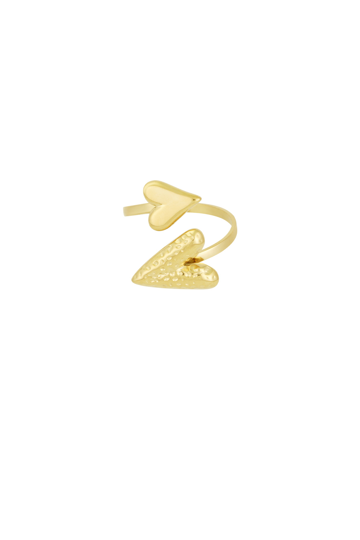 Dual affection ring - Gold color h5 