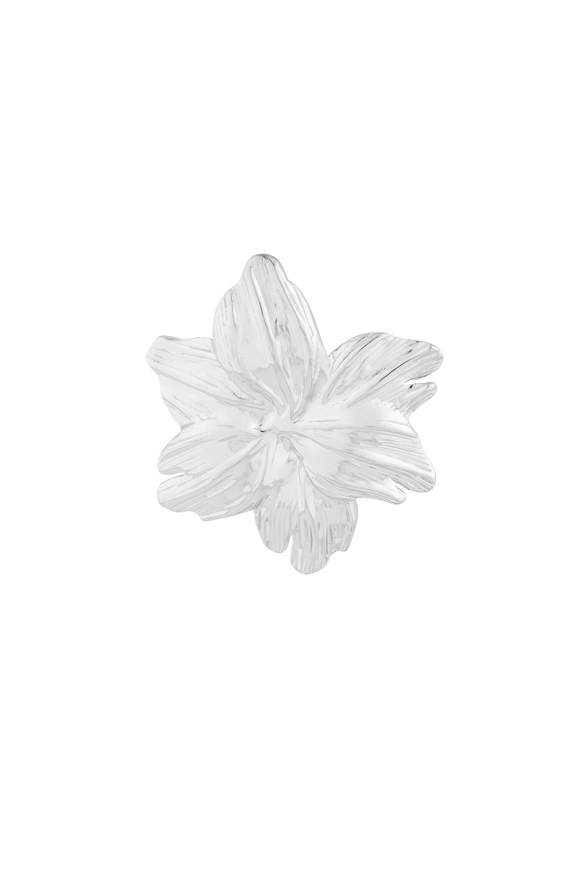 Broche fleur de lys - Couleur argent h5 