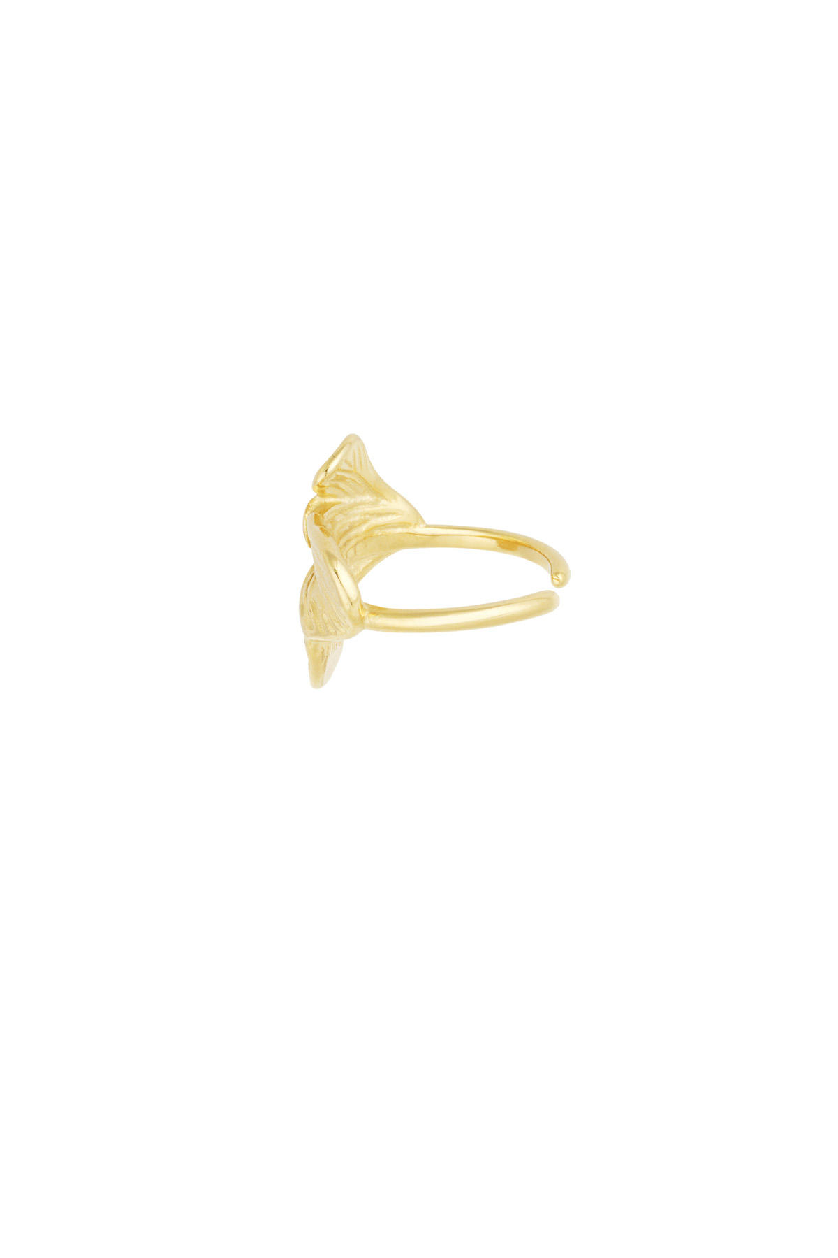 Ring flora - Gold color Picture3