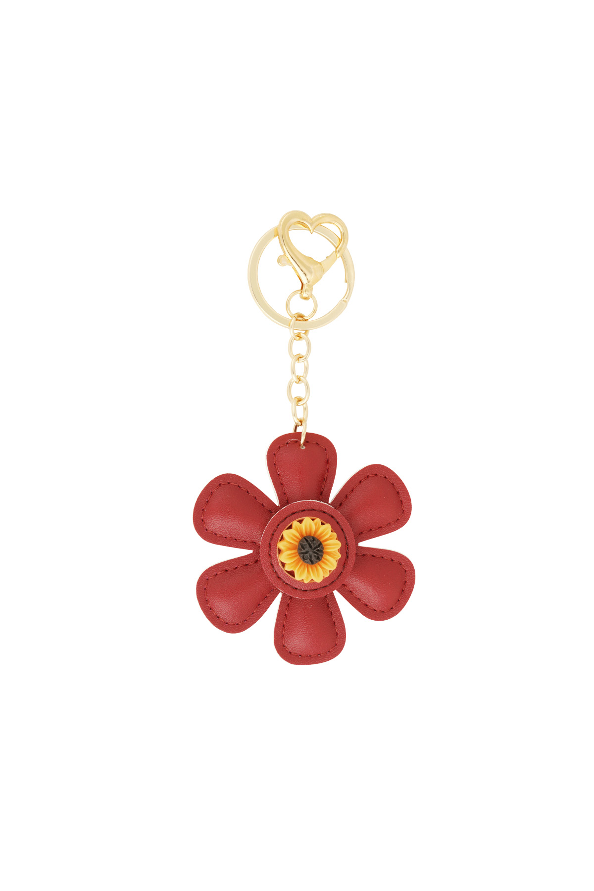 Floral delight pendant - Wine red 