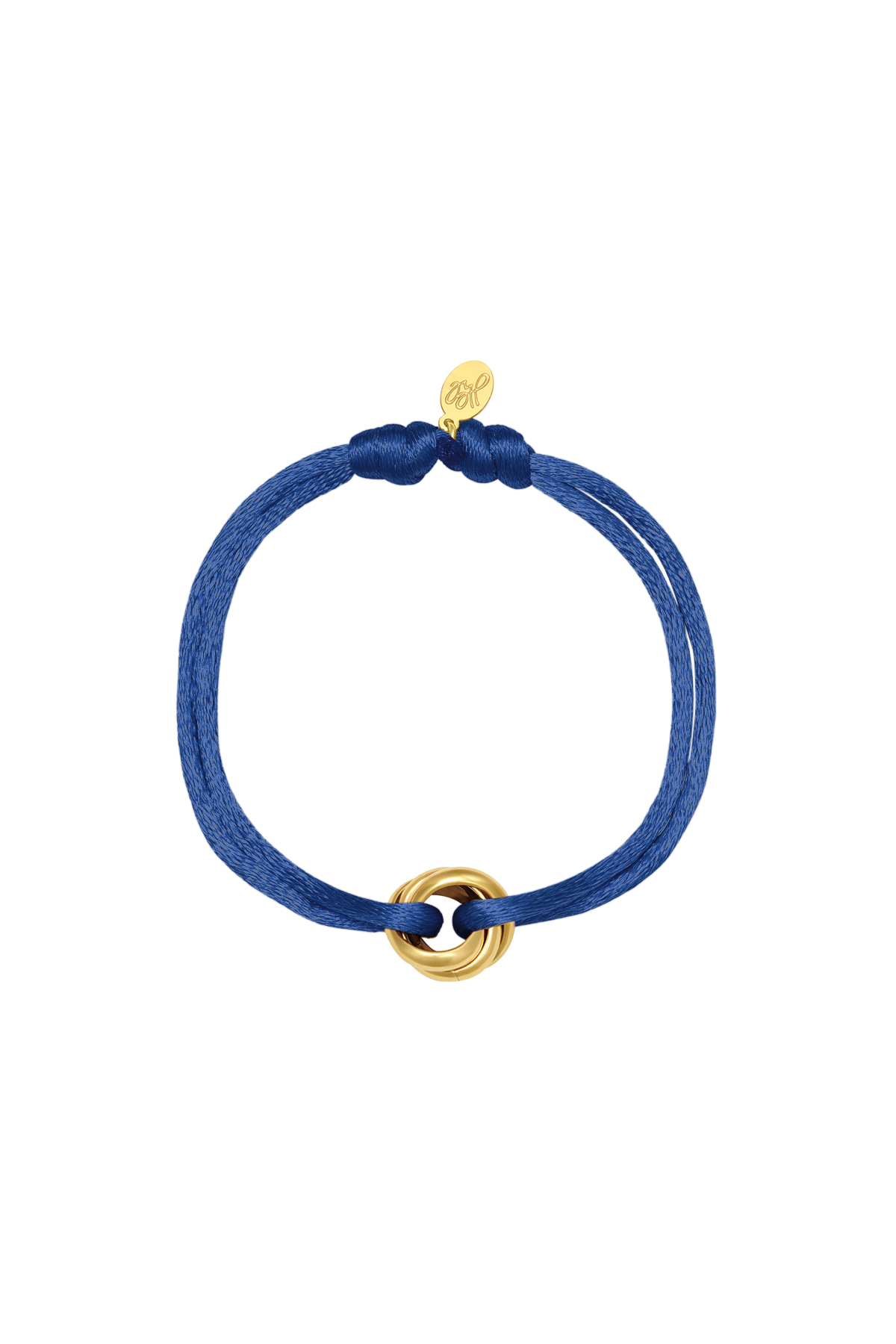 Kobalt / Armband Satin Knot blau Edelstahl Bild14