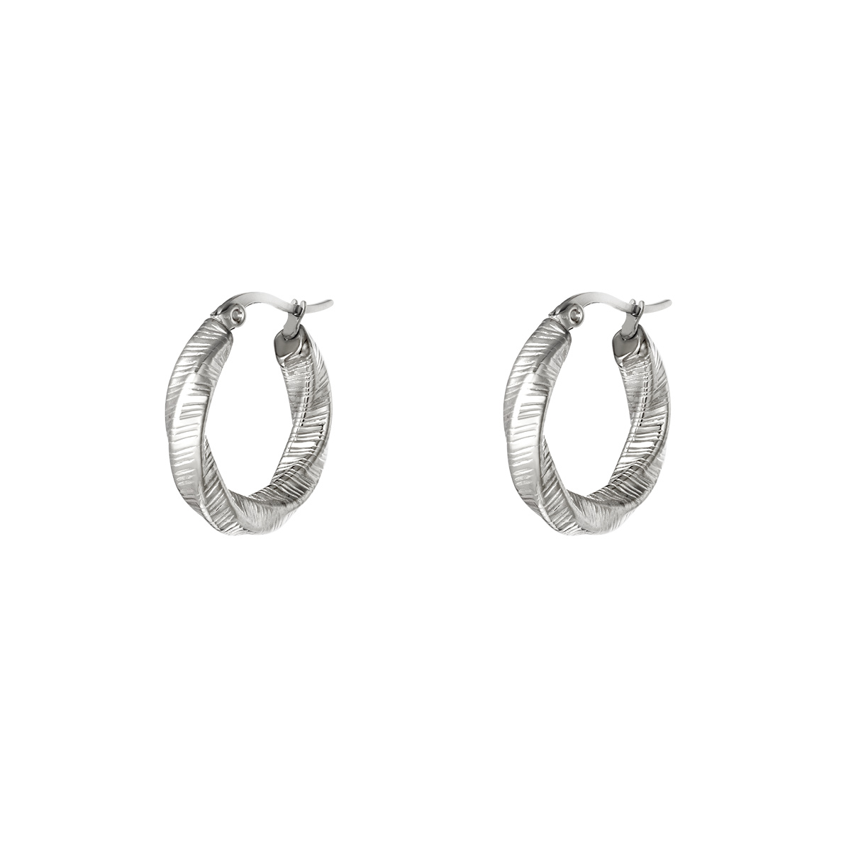 Stainless Steel Earrings : Yehwang Stainless Steel Hoop Earrings Wholesale