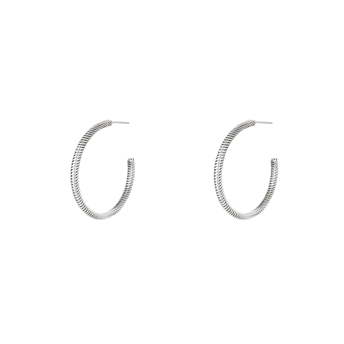 Hoop Earrings Yehwang Stainless steel hoop earrings Wholesale