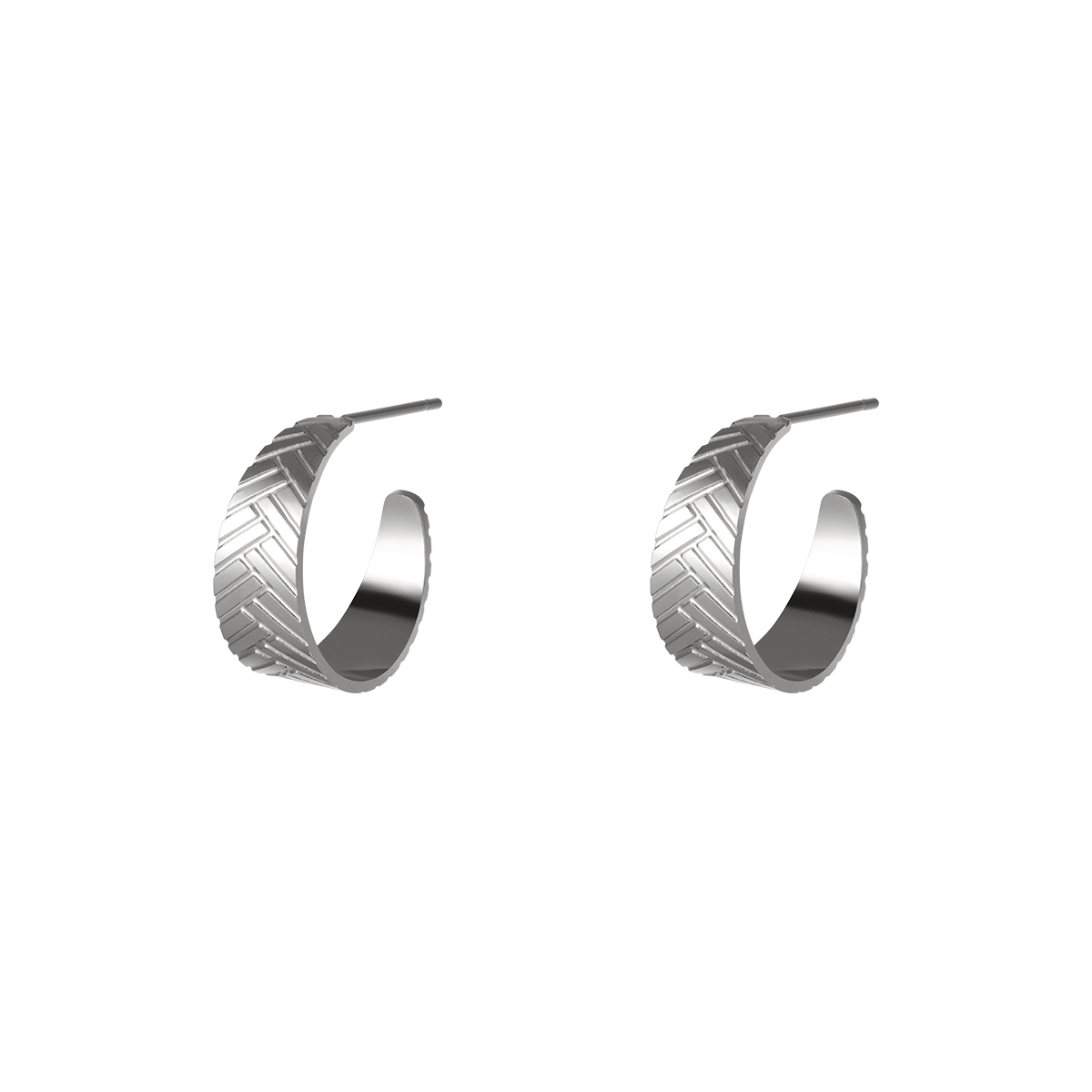 Double herringbone earring h5 