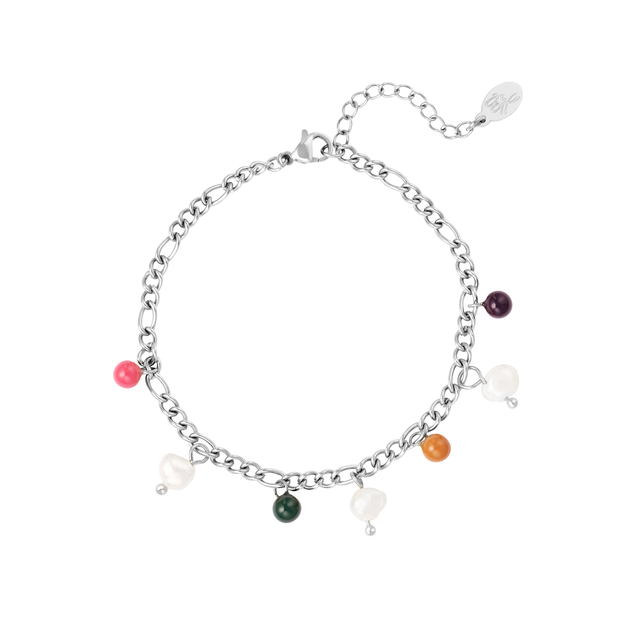 Bracelet colored charms 