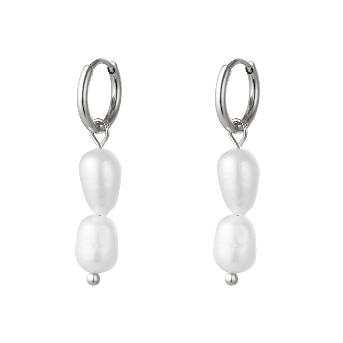 Earrings Double Pearls 2