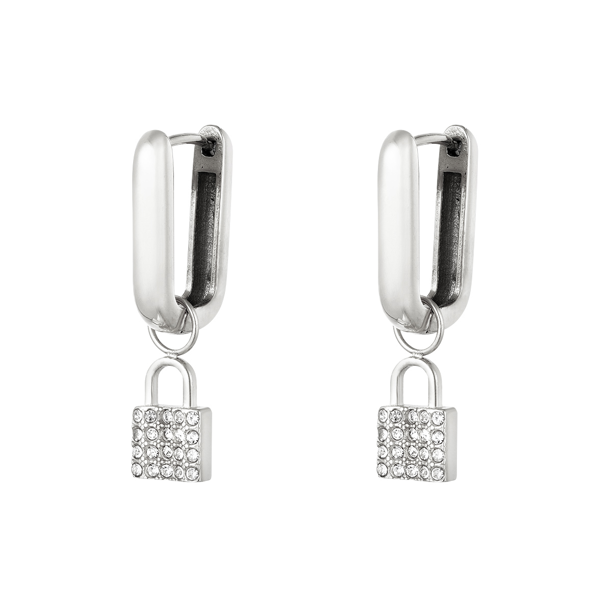 Stainless steel earrings Yehwang Stainless steel earrings secretive lock Wholesale