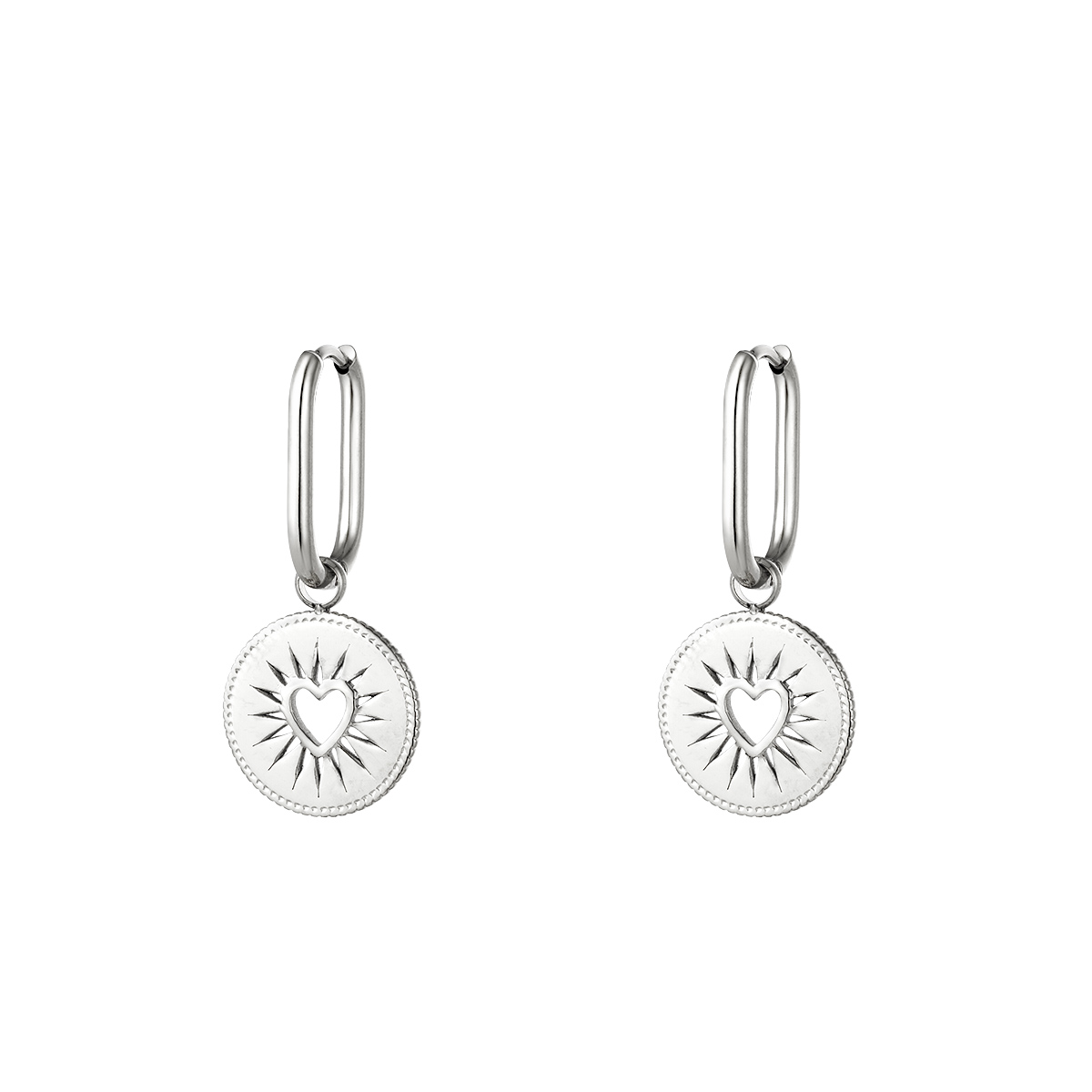 Charm Earrings Yehwang Stainless steel earrings Wholesale