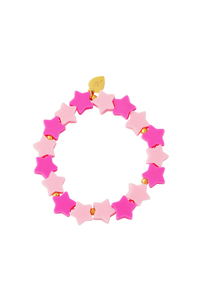 Kids - Bracelet nuit étoilée - Collection Mère-Fille Rosé polymer clay 