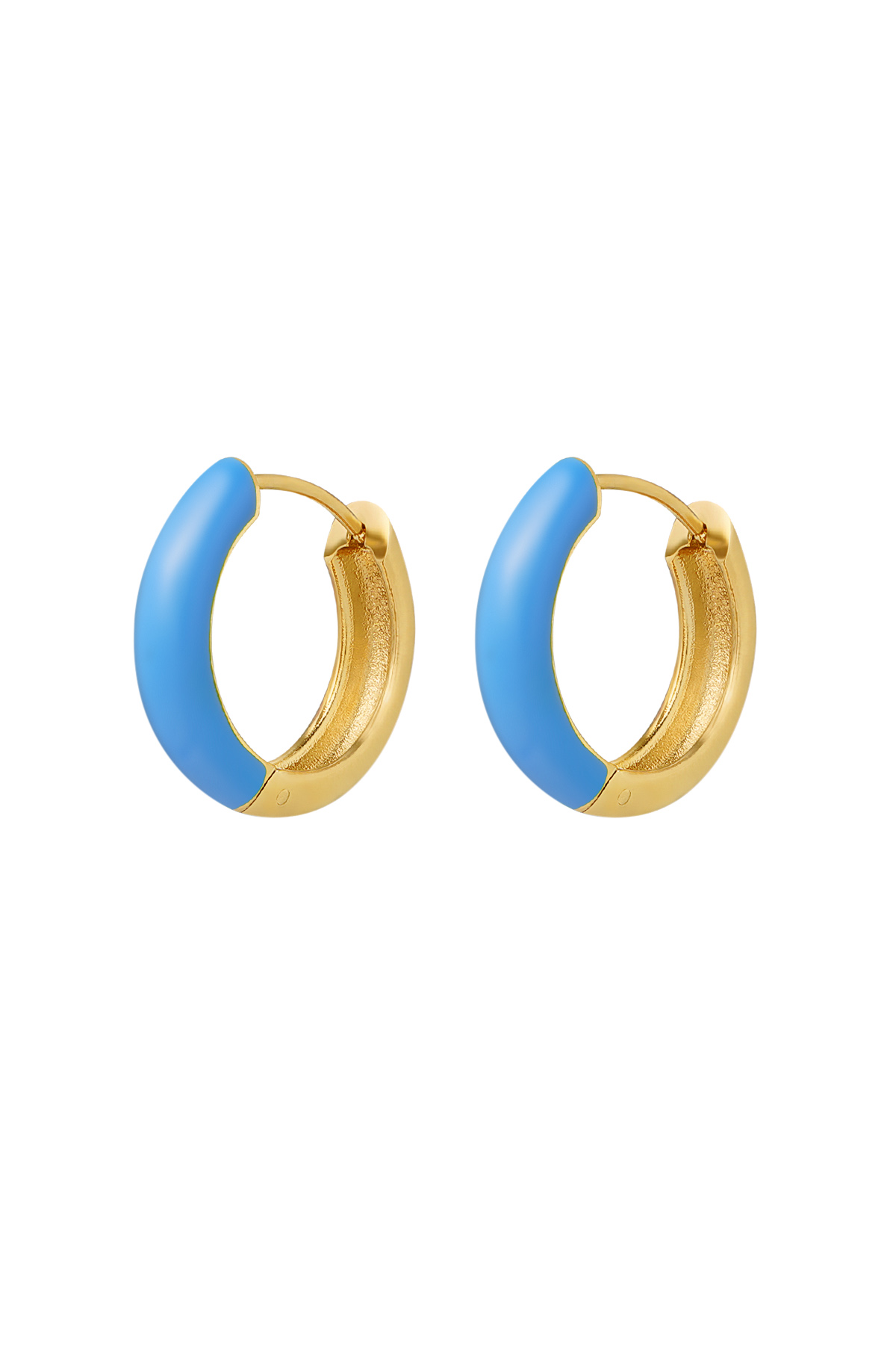 orecchini blu - oro h5 