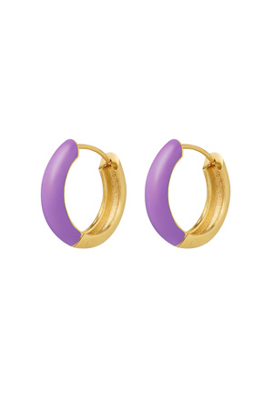 earrings purple - gold h5 