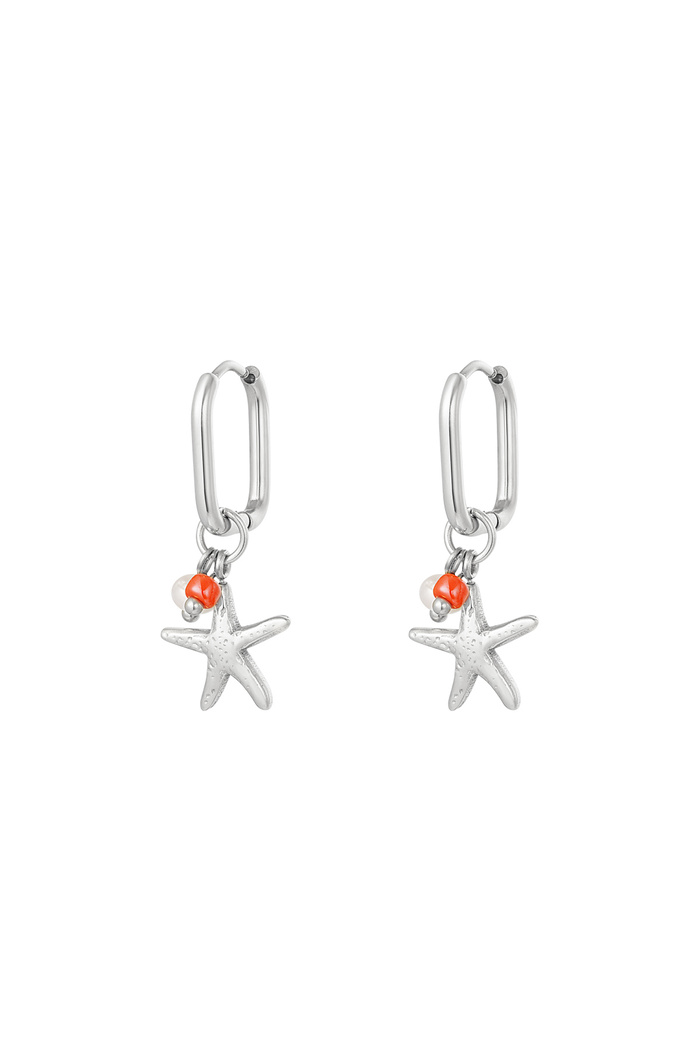 Starfish earrings - Beach collection silver Stainless Steel 