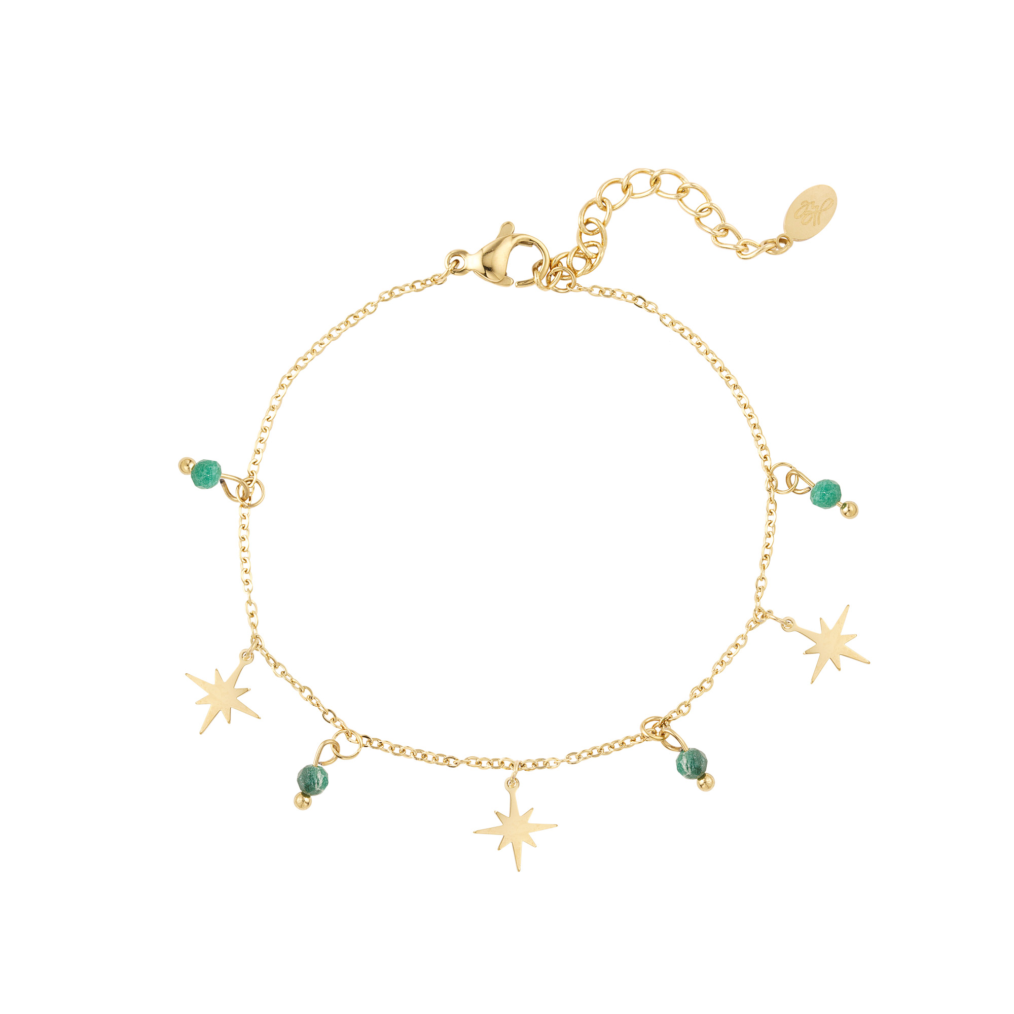North star bracelet & beads