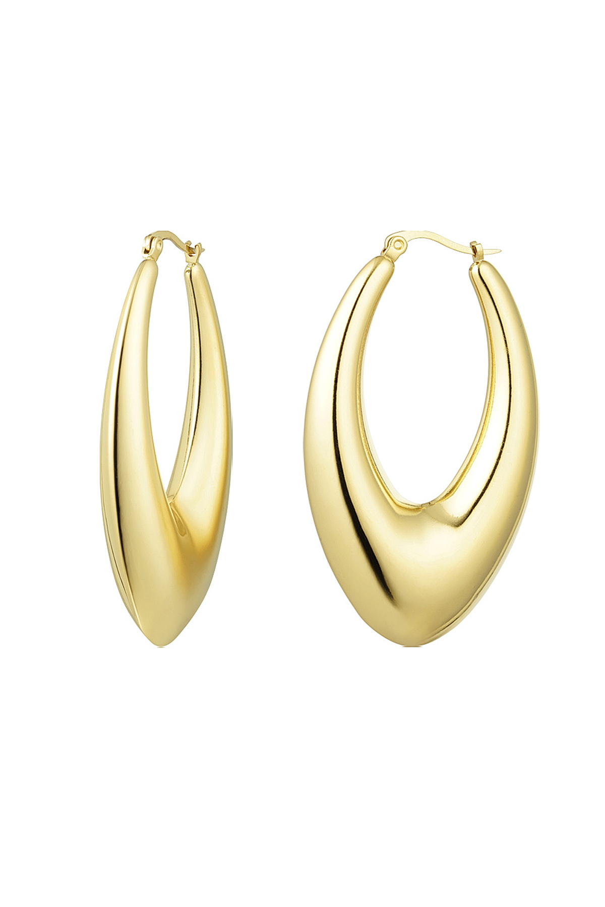 Earrings stainless steel chic small Gold