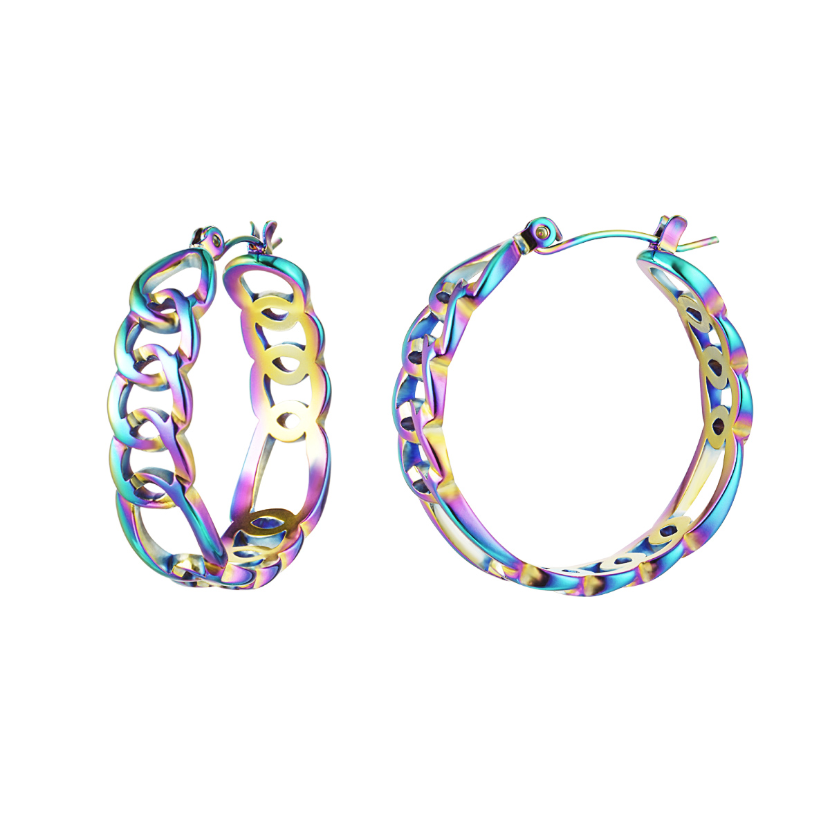 Switch earrings holographic
