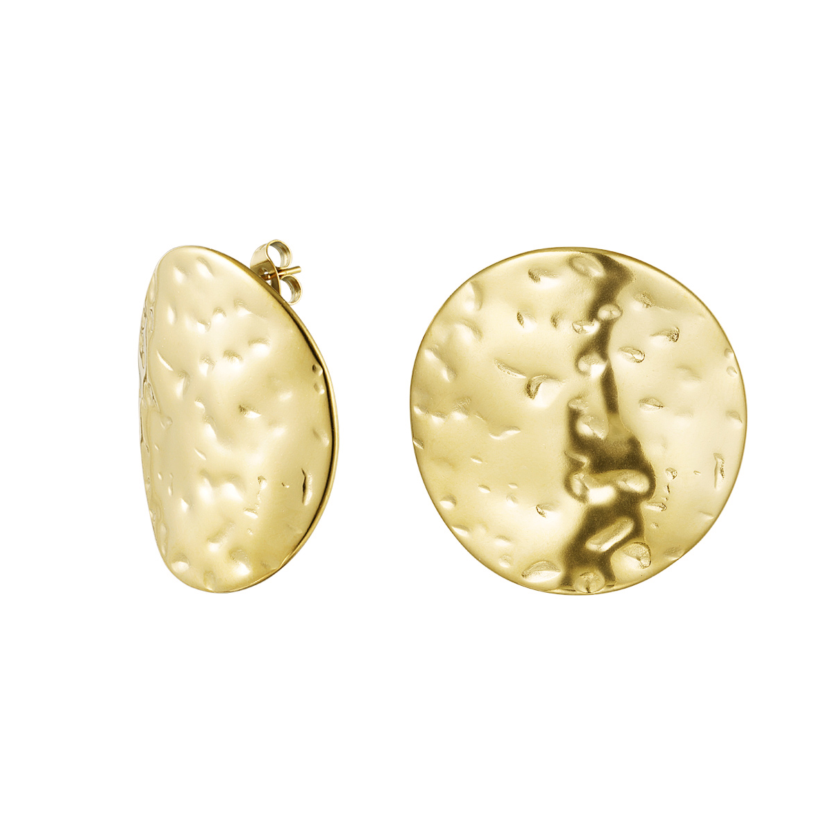 Earrings shield with print