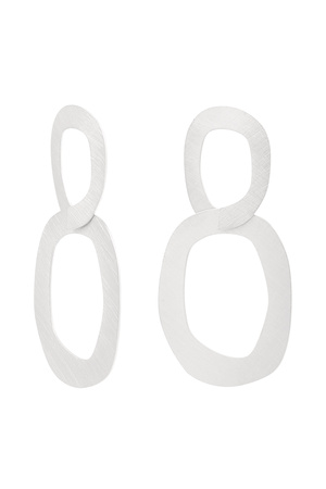 Earrings link - silver Stainless Steel h5 