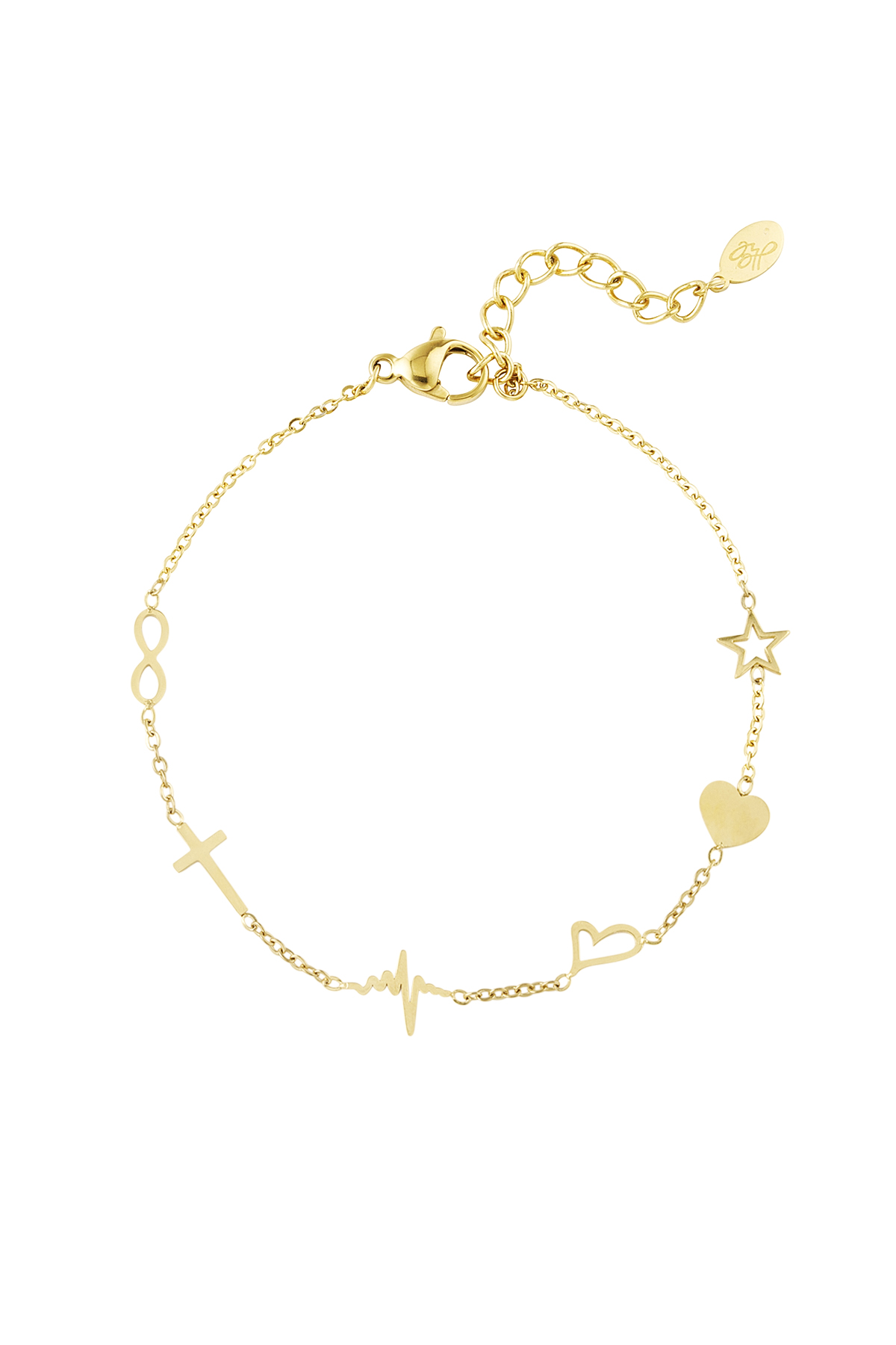 Armband-Charms - Gold Edelstahl
