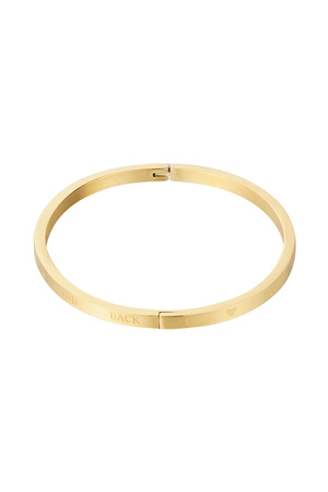 Sklavenarmband Love you to the Moon and Back klein - Gold h5 