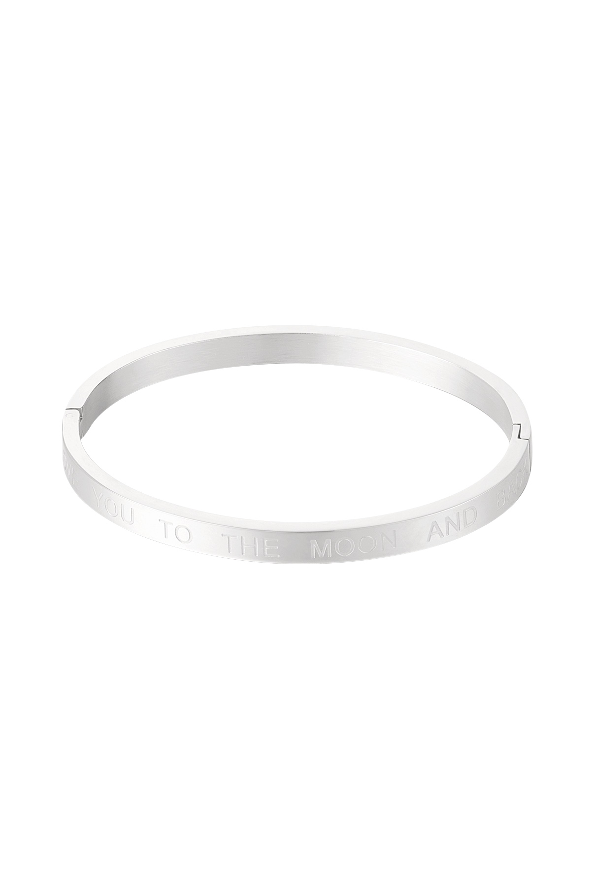 Sklavenarmband Love you to the Moon and back - Silber