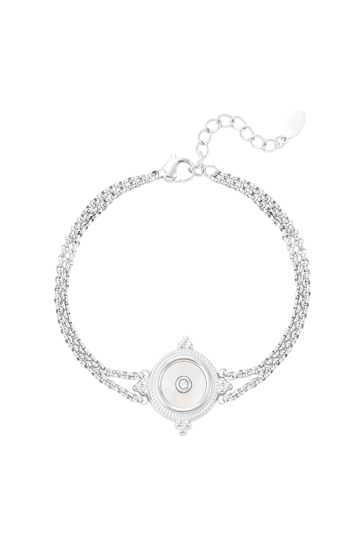 Pulsera vintage llamativa - plata h5 