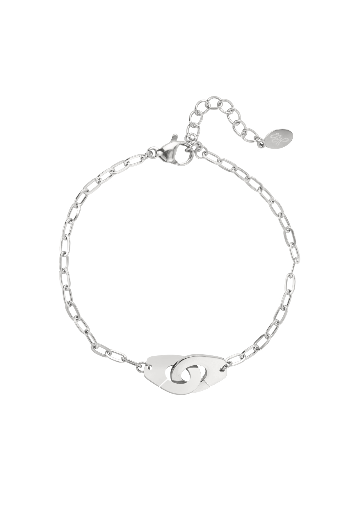 Bracelet connected link - silver h5 