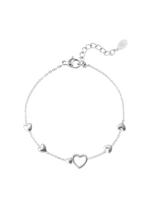 Armband all you need is love - zilver h5 