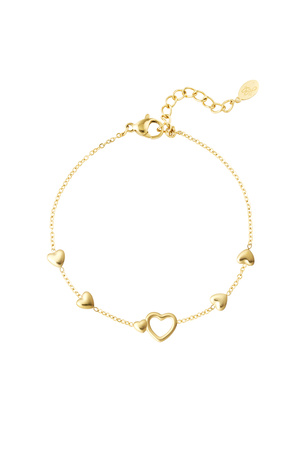 Armband „All you need is love“ – Gold h5 