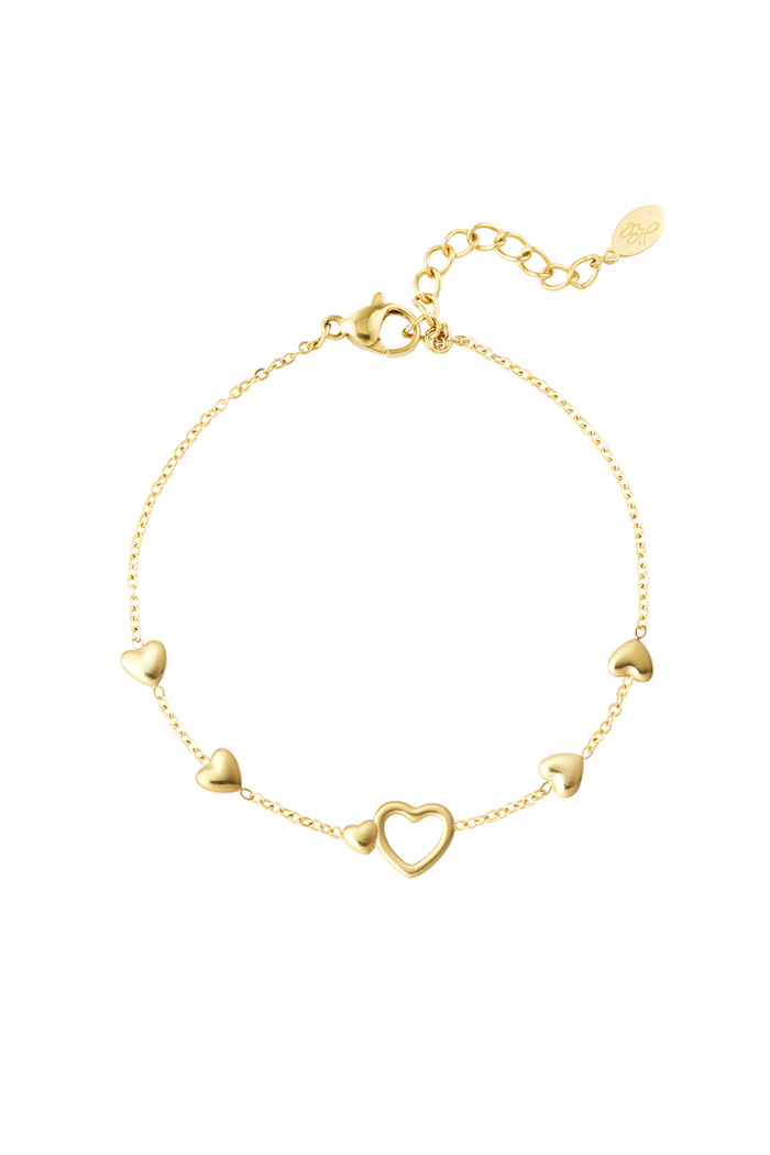 Armband „All you need is love“ – Gold 