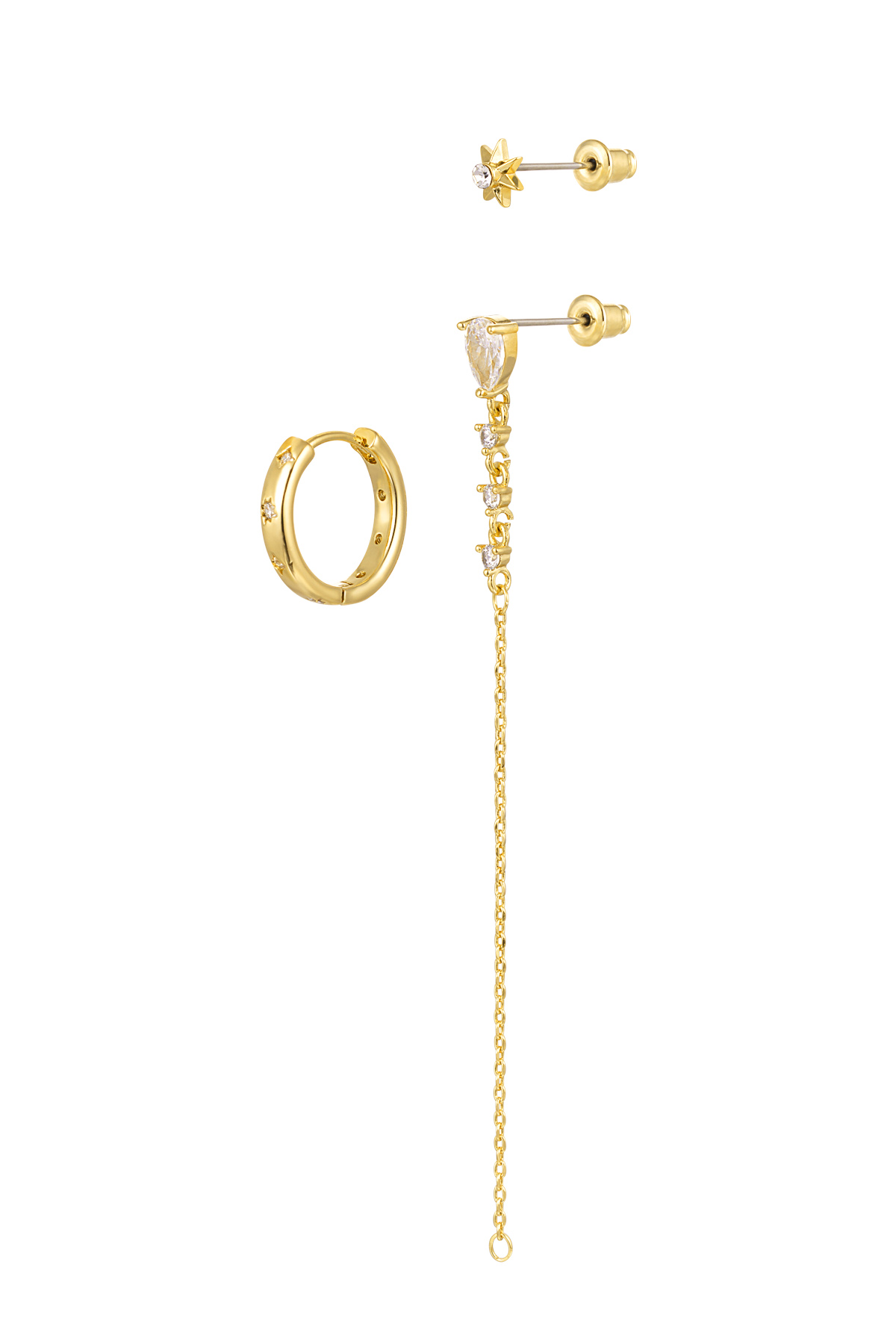 Ohrstecker – Gold Kupfer