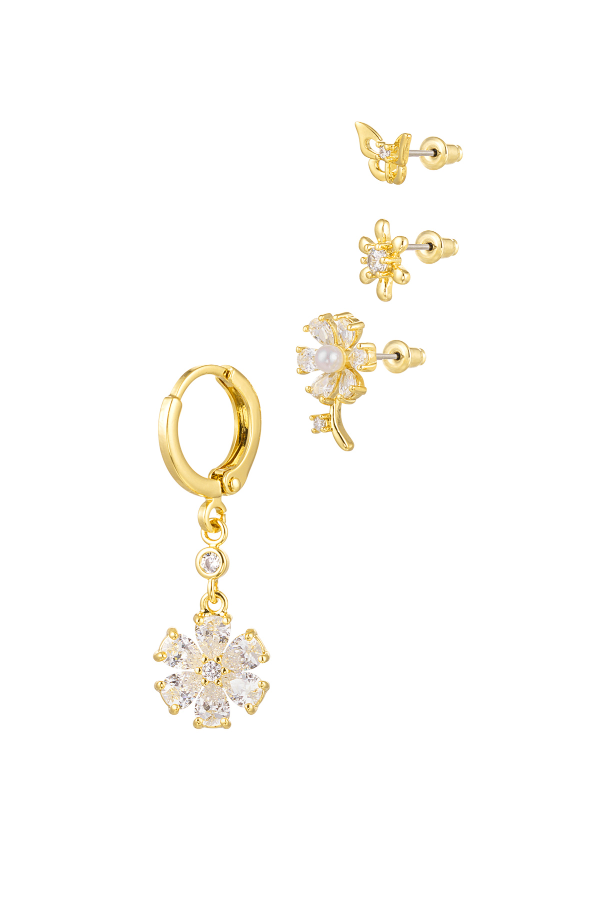 Ohr-Party-Blumen – Gold-Kupfer