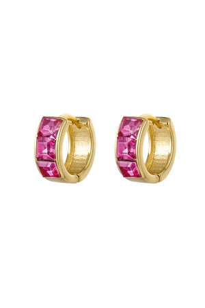 Hoops chic - rame fucsia h5 