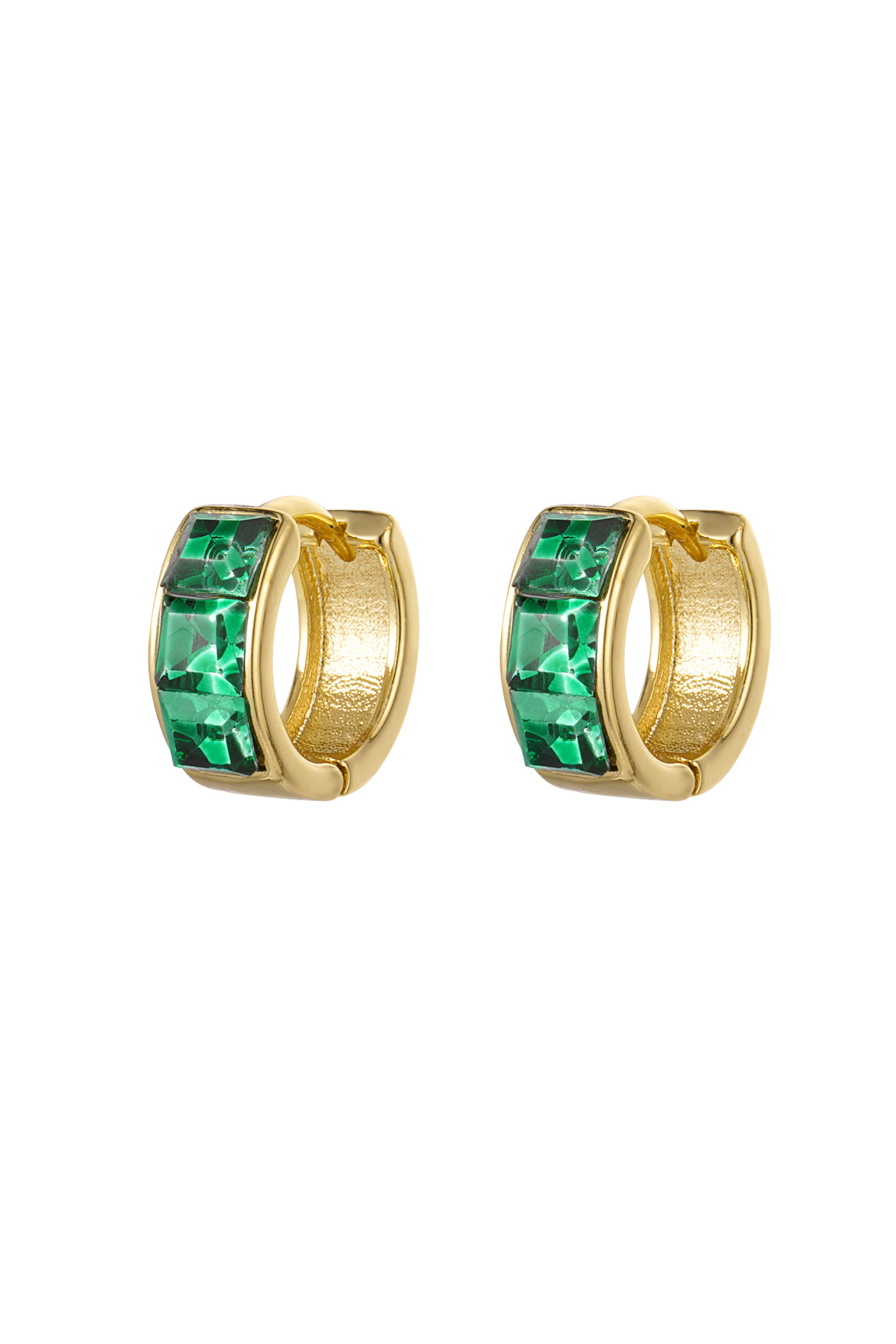 Aros Chic - Cobre Verde y Dorado h5 