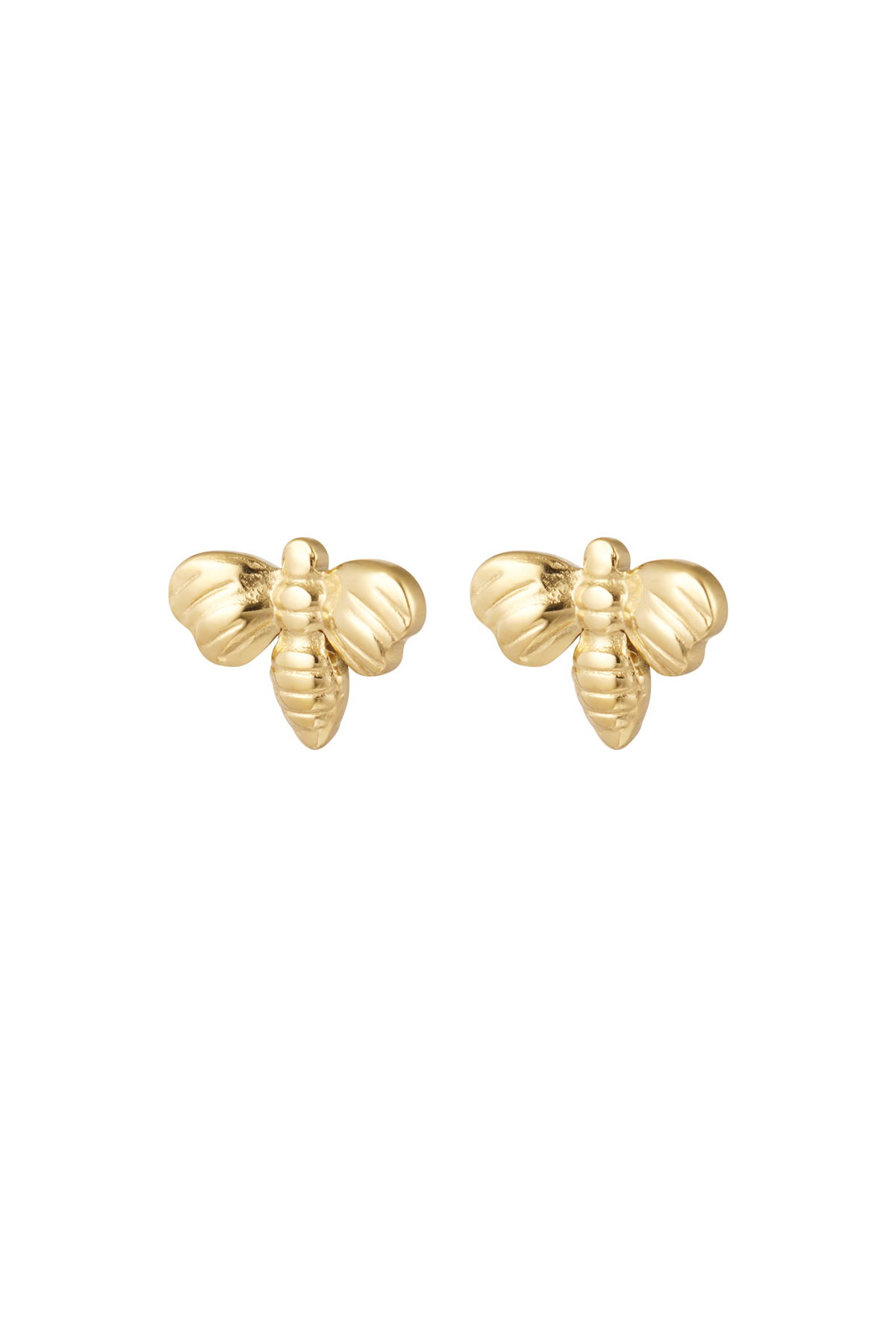 Ear studs bee - Gold color 2