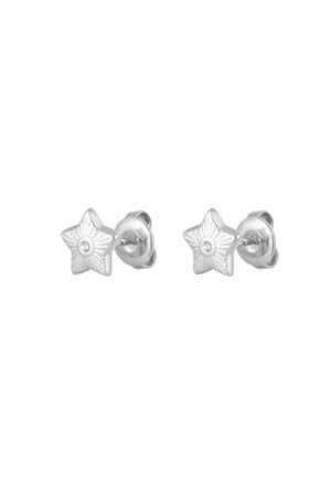 Clous d'oreilles étoile - argent h5 