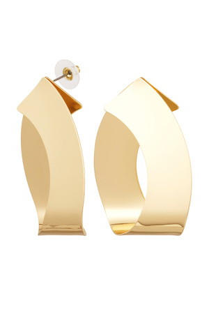 Earrings fling - gold h5 