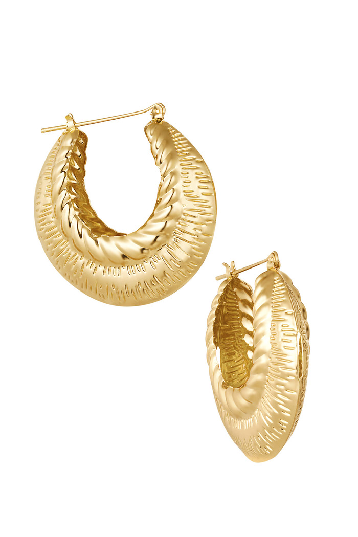 Earrings aesthetic - gold 
