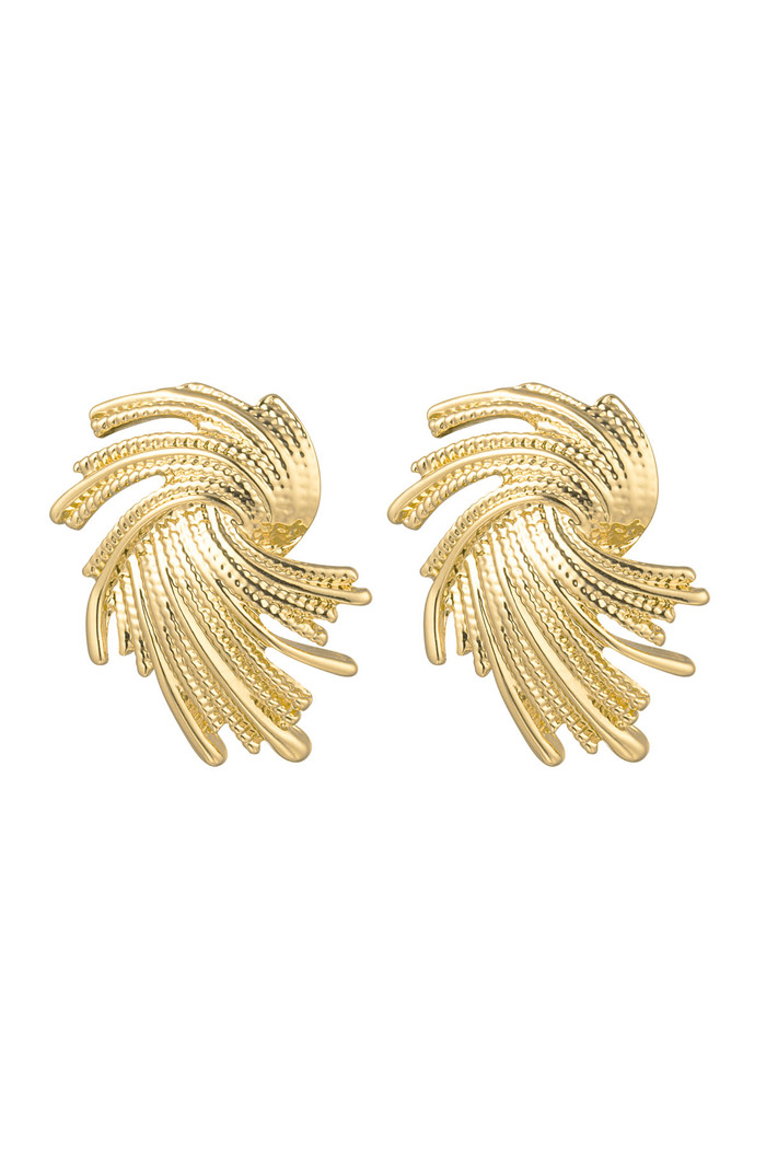 Earrings twizzel - gold Alloy 