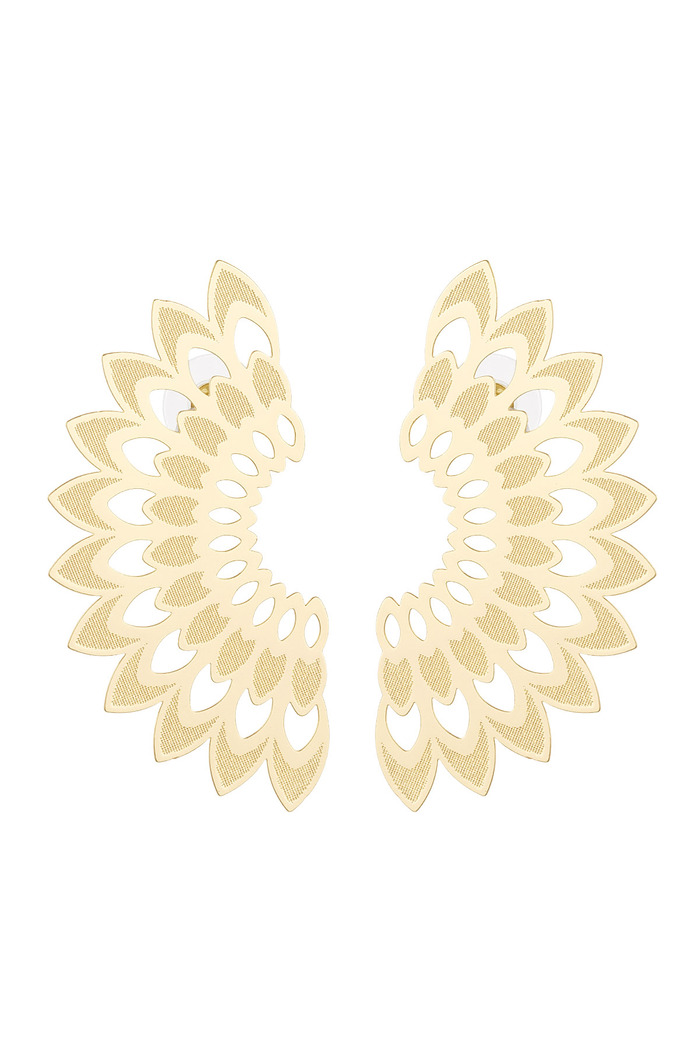 Ear stud statement cheerful - gold Copper 