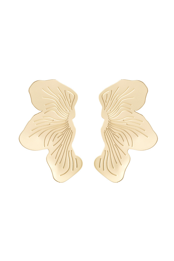 Ohrstecker Schmetterlingsoptik - Gold Kupfer