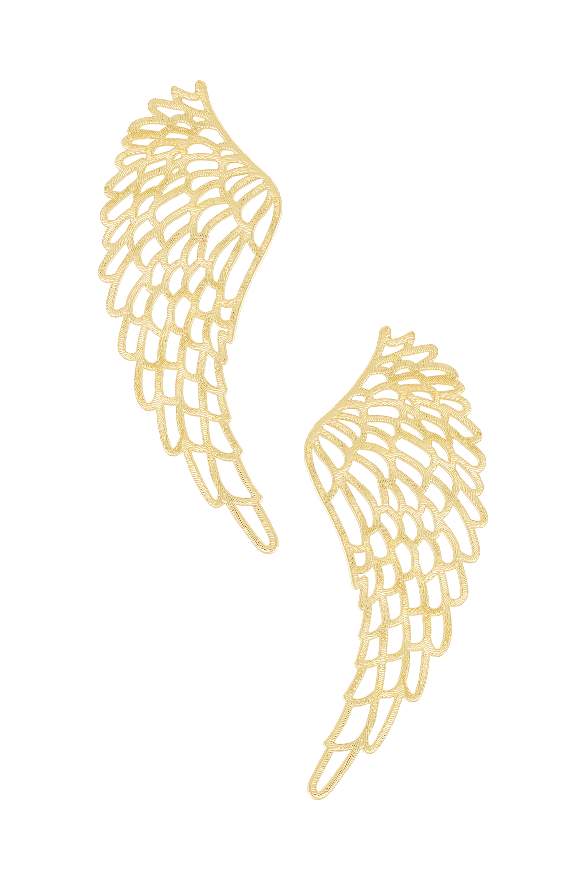 Earrings wings - gold 