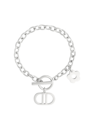 Link bracelet the good life - silver h5 