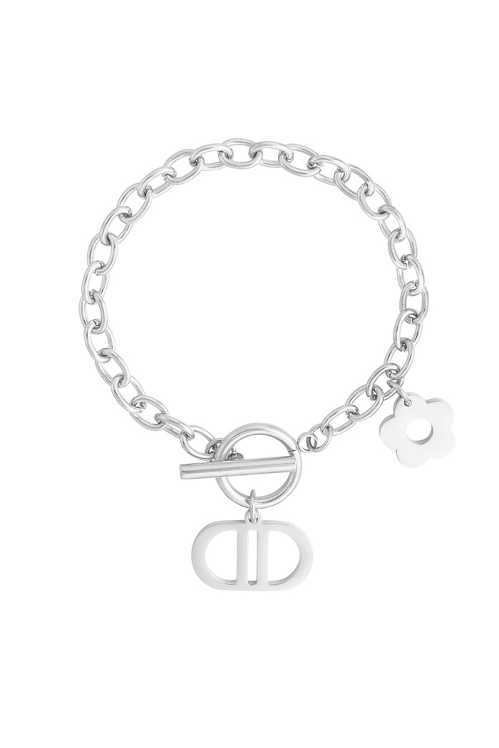 Link bracelet the good life - silver 