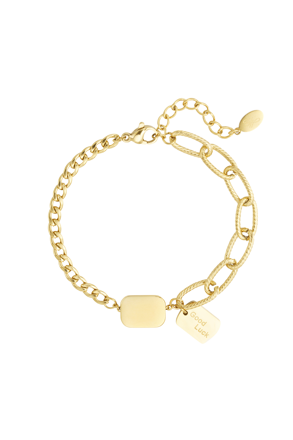 Gliederarmband Glück – Gold