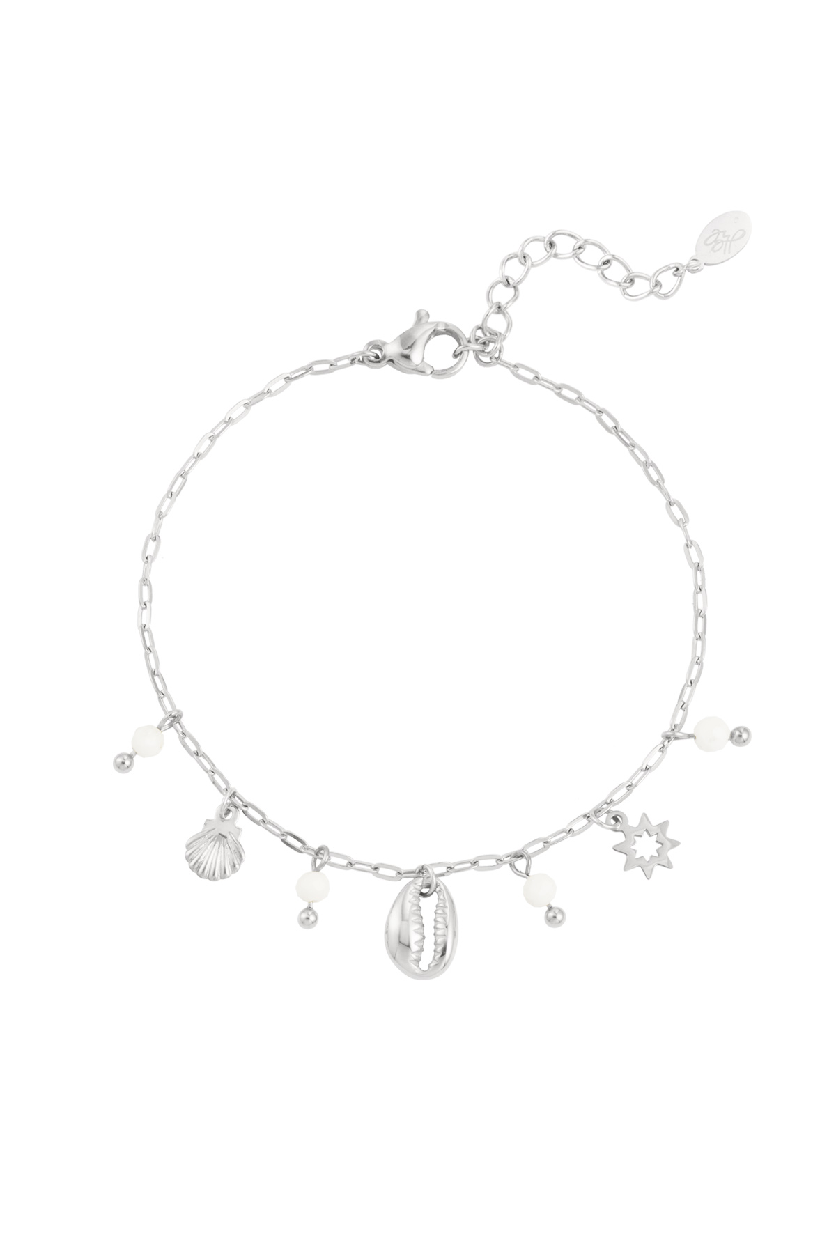 Bracelet charms and stones - Silver Color color 2