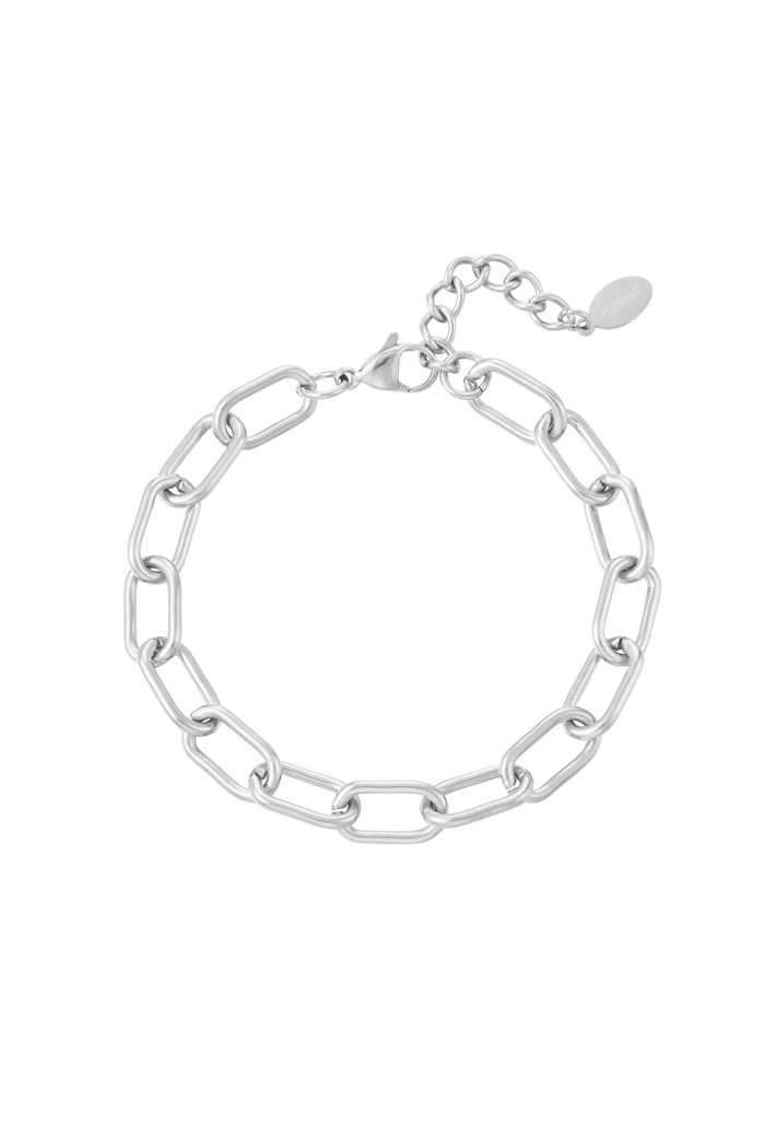 Link bracelet basic - silver 