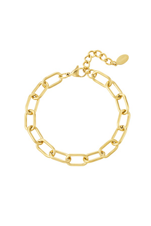 Link bracelet basic - gold h5 