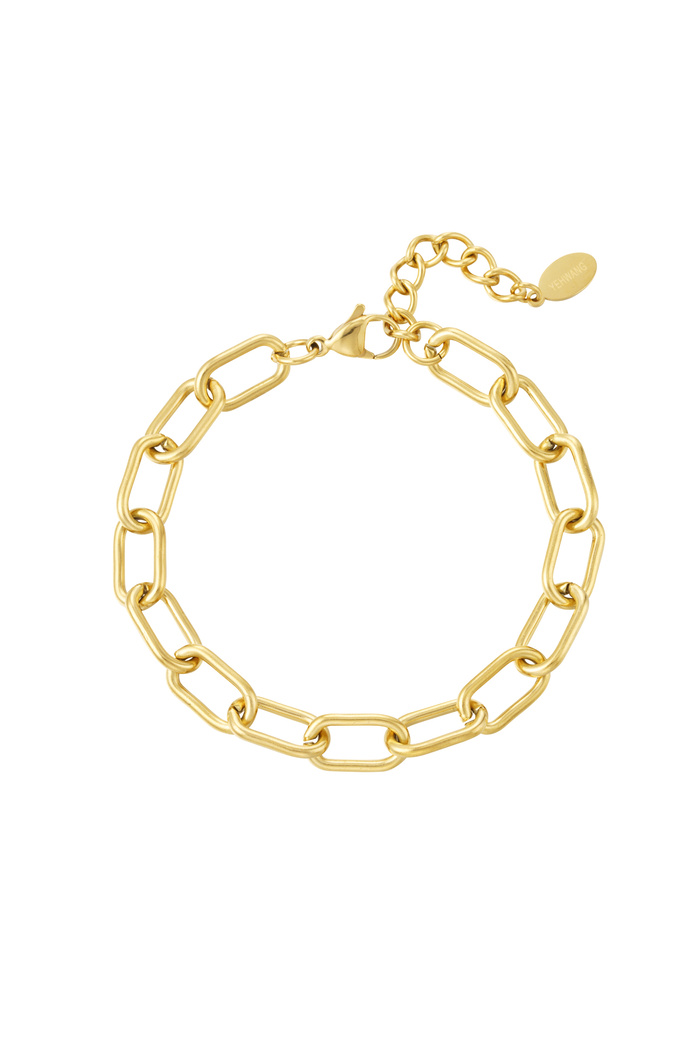 Link bracelet basic - gold 